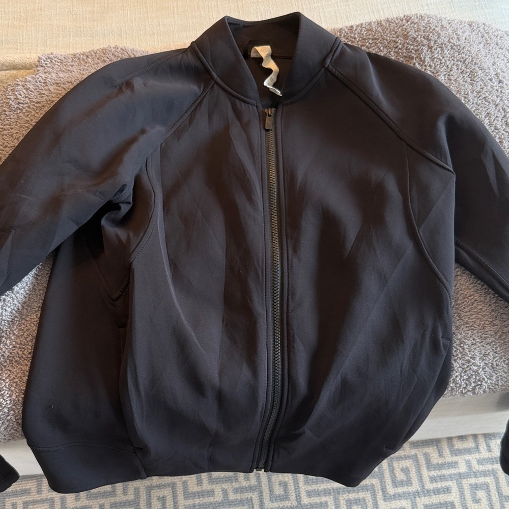 Lululemon Athletica Black Zip-Up Jacket